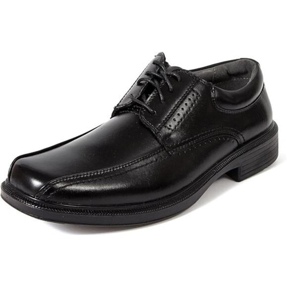 Men's Black Williamsburg Oxford Dress Shoes Comfortable & Stylish Size 13